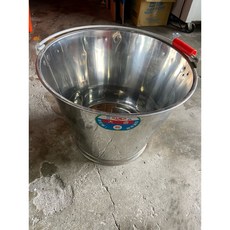生旺 430白鐵水桶 - 台灣製造不銹鋼提桶 (38/40cm) - 食品工廠/團膳/泡腳桶, 38cm, 1個