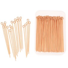 마켓피아 9자핀 연결고리, 200개, 골드(5cm 케이스포함)