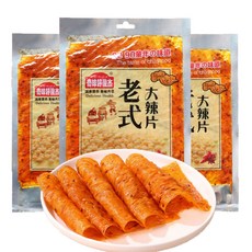 아시아식품 노식 대라편 넙적 라티아오 8090 추억의 간식 DALAPIAN 새콤매콤 따라팬 옛날 라툐, 1개, 80g