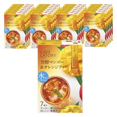 AGF Blendy Cafe Latory即溶芒果橙茶隨身包, 24個, 7入, 6.5g