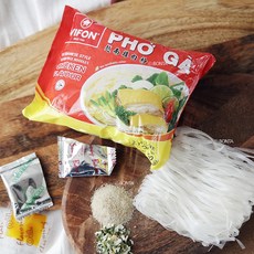 베트남 쌀국수 라면 비폰 포가 PHO GA 60g 봉지라면, 1개