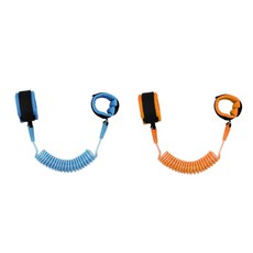 유아 아동 미아방지 스트랩 손목 밴드 스프링끈 미아예방 팔찌, 오렌지