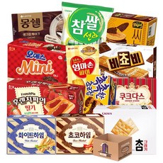 몽쉘 후렌치파이 하임 비쵸비 선과등 12종구성 사무실 간식 과자세트, 1세트, 1개