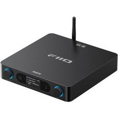 FiO K13 R2R 데스크톱 DAC 및 폰 고충실도 24비트 강력한 2400mW 출력 LDAC 블루투스 스트리밍 듀얼 전원 공급 장치 10밴드 PEQ 밸런스 XLR RCA 오디오, Silver
