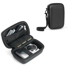 KODAK PIXPRO FZ45/FZ55/CAMKORY/STUOGYUM DC402-AF/Canon IXUS에 맞는 디지털 카메라 케이스 카메라 배터리 SD 카드용 SD 카드, 블랙.