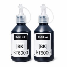잉크아울렛 브라더 BTD60 BT6000 호환잉크 검정2개 BT5000 DCP-T420W T720DW T310 T220 T500W T510W T520W T700W T810W, BTD60BK 리필잉크 검정 2EA, 1개