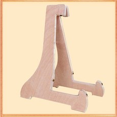 거문고 스탠드형 고쟁 받침대 접이식 수직 진열대 방진 악기 스탠드, 1개, 내추럴우드