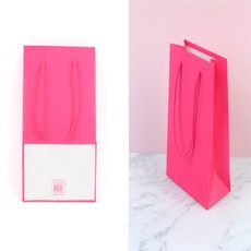 쇼핑백 빨간색쇼핑백, 소 - 화이트