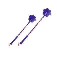 말채찍 경마 장애물채찍 스냅 단편 훈련, 퍼플 42cm 고무 하트 패들, 기본 모델명/품번