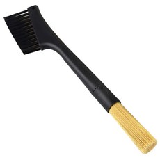 SNOWINSPRING 더블 헤드 커피 브러쉬 에스프레소 그라인더 머신 클린 말차 키보드 더스팅 도구 파우더, 미국