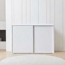 브리엘 슬라이딩 다용도 선반 수납장 1200 3colors, 화이트