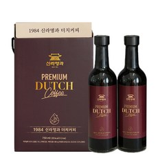 1984 신라명과 더치커피 콜드브루 원액 커피 선물세트(유리병), 1개, 2개입, 375ml