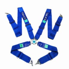 레이싱벨트 턴버클 4점식 스파르코 타카타 광폭주, TAKATA 3인치 4점 블루