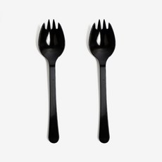 더담다 일체형 스포키 블랙, 1개입, 500개