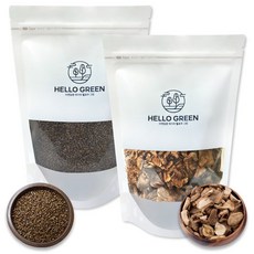 헬로우그린 볶은 결명자 600g+볶은 돼지감자 350g 팩 돼지감자 결명자차 건강차 국산차 뚱딴지 볶은 dew+867Ai, 1