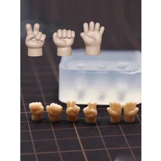 미니 팥 토스트 빵 실리콘 금형 도자기 점토 수공예품 diy, CYM-1627