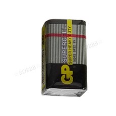 GP超霸 超級碳鋅 9V方形電池, 1個, 9V1入