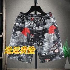 【潮胖穿搭】大尺碼泳褲男，潮男加大寬鬆休閒海灘褲，舒適速乾大碼泳裝