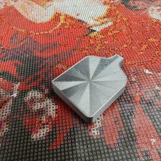 3D打印鑽石畫翻鑽盤 可愛迷你小篩鑽點鑽盤 漏鬥托盤 DIY鑽石繡工具 台灣倉庫出貨, 1個, 3D打印可愛迷你小號鑽盤（銀色）