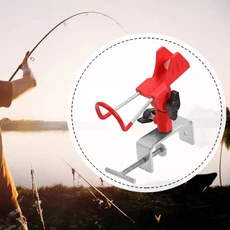 KASE 보트 낚싯대 홀더 키퍼 0 ~ 16cm 너비 조절 가능 360도 회전 알루미늄 합금 막대