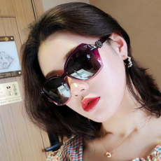時尚太陽眼鏡 女士防紫外線 復古個性 大框 顯瘦眼鏡