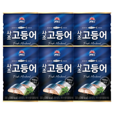 사조 자연산 고등어, 6개, 300g