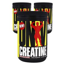 UNIVERSAL NUTRITION 肌酸粉, 3個, 500g