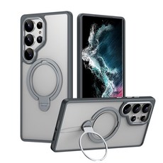 適用於三星S24Ultra隱形支架手機殼膚感防摔GalaxyS25plus保護殼