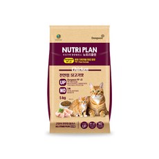 동원뉴트리플랜 전연령 고양이 플러스 사료, 닭, 5kg, 1개