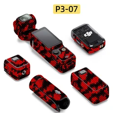 호환 DJI Osmo Pocket 3 카메라 스티커 풀 세트 스크래치 방지 보호 필름 데칼 피부 맞춤형 액세서리, 01 China Mainland, 05 Sticker-07