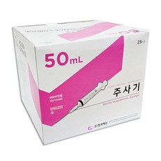 한국백신 일회용 주사기 50ml, 1개