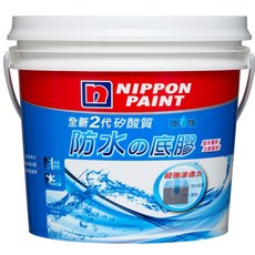 立邦全新2代矽酸質防水底膠15Kg，超強滲透力，水性環保，施工簡便，適用於各種牆面, 1個
