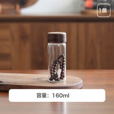 DFMEI 密封罐玻璃瓶佛珠核桃手串手辦沉香展示收納罐養珠罐子, 1個