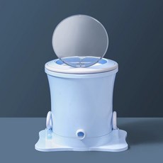 수동탈수기 건조기 캠핑용 야외용 살구색, 스카이블루 중용량 업그레이드 버전, 기본 색상