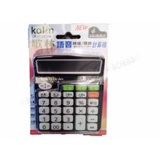 歌林Kolin 12位數大螢幕計算機 HC08, 1個