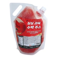 새마원 냉동 싱싱 과육 수박주스 수박 100% 착즙 땡모반 쥬스, 1개, 1kg