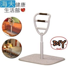 【海夫健康生活館】日本製 省力起身 床邊扶手 起身扶手 站立架 站立君, 1個, 站立君(自行組裝), 灰色