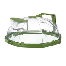 전자레인지 가열커버 스팀기능 고온 그린 커버 뚜껑 1단계 물주입형, 잔디 그린(물주입)