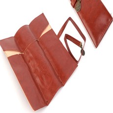 세영마켓 클래식 가죽 두루마리필통 유니크필통