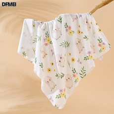 DFMEI 新生嬰兒包單襁褓初生純棉抱被寶寶包巾包被產房用品, 咩咩羊