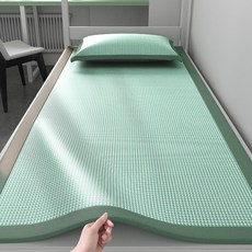 冰絲涼蓆大學生宿舍單人牀專用夏天2025新款兒童席子夏季90x190cm, 千鳥格-綠色