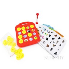 기억력 보드게임 학습게임, 1개, 레드