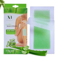 아미라 - 알로에 베라가 함유된 왁싱 스트립이 모든 피부 타입에 적합한 다리와 신체용 제모 스트립을 사용할 준비 완료 64