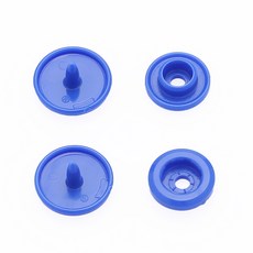 똑딱이 스냅단추 티단추 T3(10mm) T5(12mm) T8(14mm), 30세트, T8+BLU