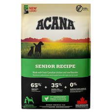 ACANA 愛肯拿 老犬 無穀配方乾飼料, 放養雞肉 + 新鮮蔬果, 6kg, 1袋