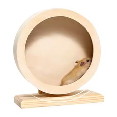 EVIO 햄스터 쳇바퀴 장난감 순목 런닝머신, 1개, L