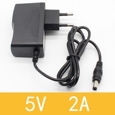AC to DC 전원 어댑터 공급 충전기 어댑터 100-240V 5V 12V 1A 2A 0.5A EU 플러그 5.5mm x 2.5mm 5v3aDC 플, 03 5V2A, 02 5V2A, 1개