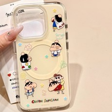 아펙시움 아이폰 15 16 17 프로 프로맥스 휴대폰 멕세이프 투명 지지대 케이스 얻어맞은 사내아이