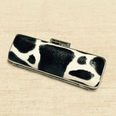印鑑達人 5分印章皮盒（乳牛紋）精緻皮革保護盒，五分印章專用，輕巧易攜帶
