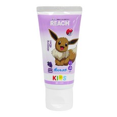 REACH麗奇 兒童牙膏 寶可夢系列, 1個, 伊布（葡萄香）